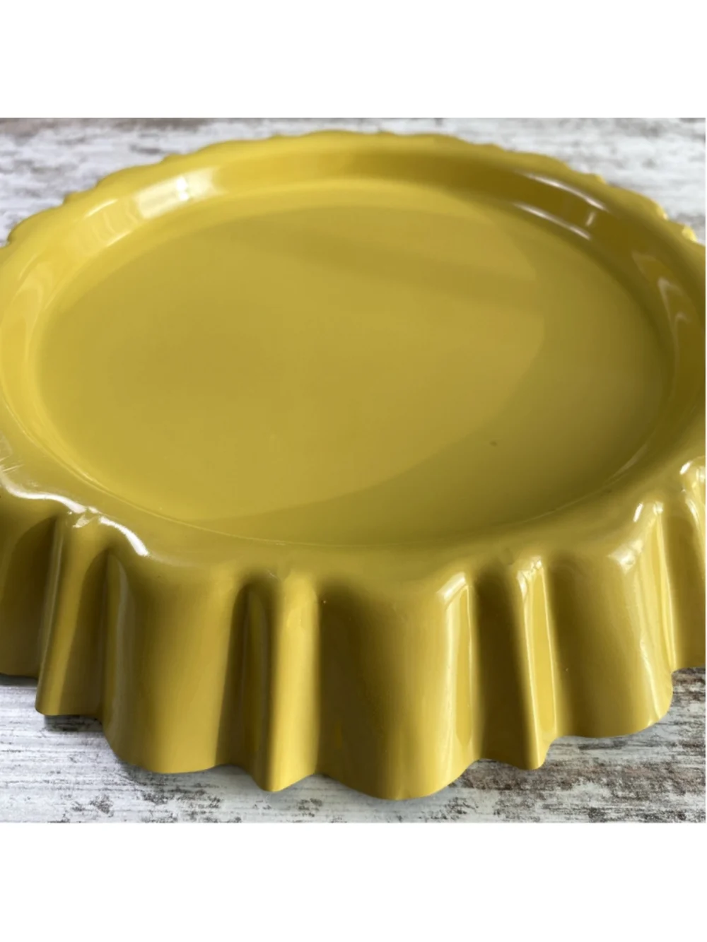 Vintage Nordic Ware Harvest Yellow Flan Pan 4 Cup Bundt w/ Original Box